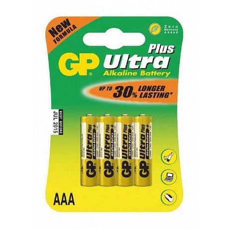 Baterie GP AAA 24AUP LR03 B1711  1KS (4ks bal.)